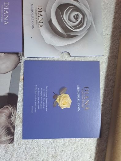 Diana memorial 5 pound coin.