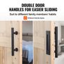Wooden Sliding Barn Door with Hardware Kit Image 5