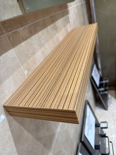 Bathroom Side Cabinet, Mirror and Shelf