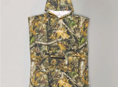 Ocean and Earth Youth Real Camo Hooded Towel Poncho Changing Robe