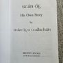 Sean Og. His Own Story. By Sean Og O Ceallachain. First Edition Paperback In Good Condition.  See Photos For Same. Image 3