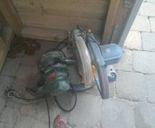 chop saw  sander