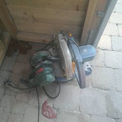 chop saw  sander