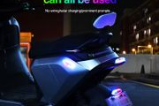 Solar Flashing Warning Light LED Warning Safety Flashing By Strobe Light Adjustable Auto Parking Lamp Rear Warning Light
