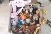 plushies plus sleeping bag