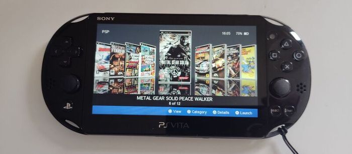 Ps Vita Slim Modded 128gb Henkaku almost Mint