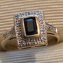 9ct Gold and Sapphire Ring Image 7