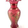 Vintage Czechoslovakian glass vase Image 2
