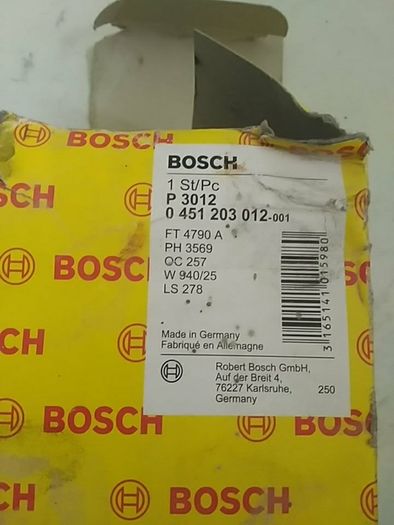 oil filter bosh