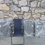 Four New Garden Chairs And Parasol Image 4