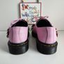 Dr Martens 1461 large pink flowers floral boots 3D 3 eye UK6 EU39 US8 Image 6