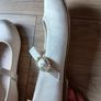 Ivory Satin Girls shoes Image 2