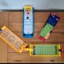 Mini Tabletop Sports Arcade Games Set (Basketball, Ice Hockey, Golf, Football) Image 2