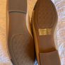 Unisa leather ballet flats. Camel and black with bow. Sz 41. Worn once. Image 2
