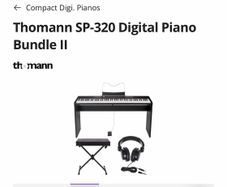 Thomann SP-320 88-Key Digital Piano Full Set with Stand, Bench, Headphones, Pedal
