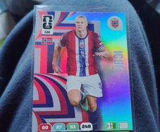 Erling Haaland Panini card from Adrenalyn XL