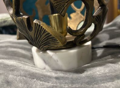 Table lamp metal oxidise decorative