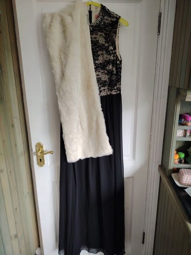 Chi Chi London Maxi dress and shawl