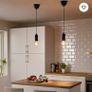 Ikea Marble Markfrost Pendant lights x 3 Image 4