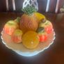 Ceramic fruit topiary centre piece Image 9