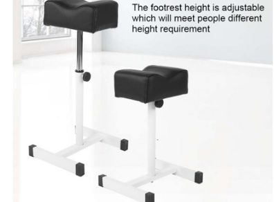Adjustable Height Armrest Footrest Chair Stool For Pedicure Nail Art Manicure