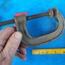 3" Cast Iron G clamp. Image 4