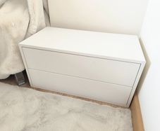 Pair of Ikea Eket Drawers Bedside Lockers