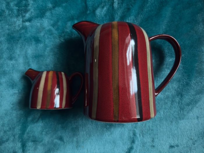 Pottery Pitcher and creamer jug made by Slaneyside Pottery in Ireland