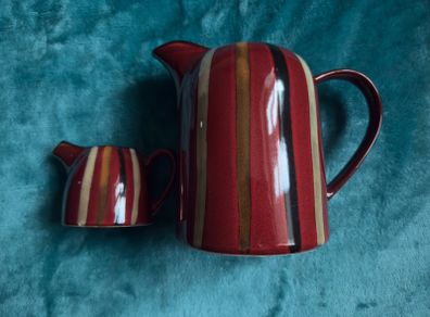 Pottery Pitcher and creamer jug made by Slaneyside Pottery in Ireland