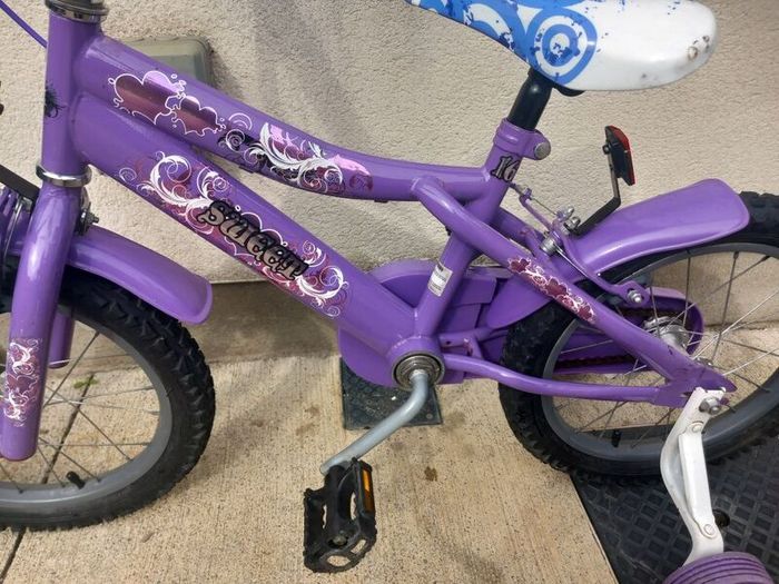 Kids sweet bike size 16 inch wheels