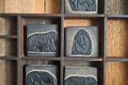 French Zoo Printing Blocks (Ink pad included)