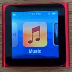 iPod Nano 6th Generation 16GB Red Special Edition and Sony iPod Docking System