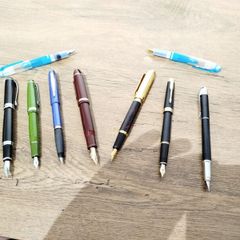 Fountain pens, various styles,sold as one lot