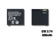 Q18 Smartwatch Battery 500mAh 3.7V Replacement Li-ion Polymer