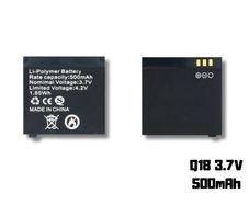 Q18 Smartwatch Battery 500mAh 3.7V Replacement Li-ion Polymer