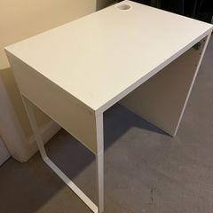 Free: White Ikea Micke Desk