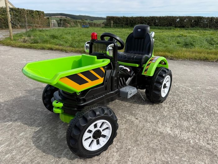 12V Kids Electric Ride-On Dumper Tractor