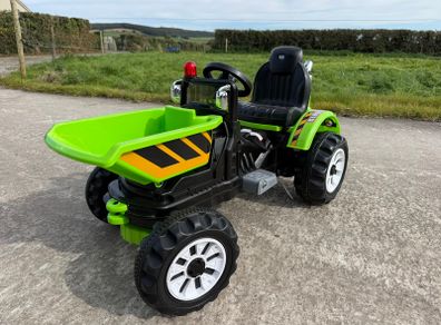 12V Kids Electric Ride-On Dumper Tractor