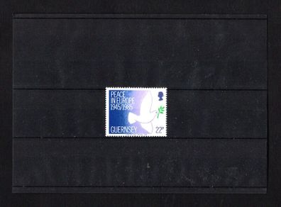 1985 Guernsey 40th Anniversary of Peace in Europe Commemorative Stamp Mint Never Hinged (MNH)