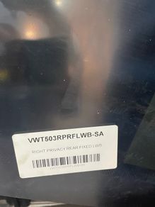 T6 rear drivers side lwb window
