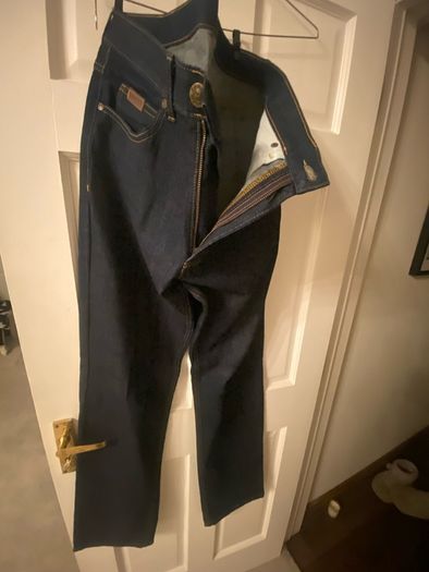 Mens Farah Navy jeans 34/34