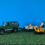 Bruder jeep and mini digger Image 2