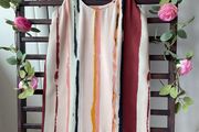 dress ichi vertical striped dress size small