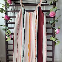 dress ichi vertical striped dress size small