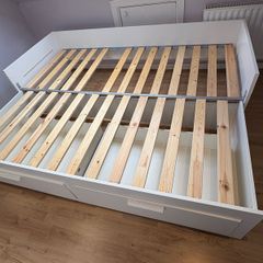 Ikea BRIMNES Day-Bed Frame with two storage drawers