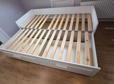 Ikea BRIMNES Day-Bed Frame with two storage drawers