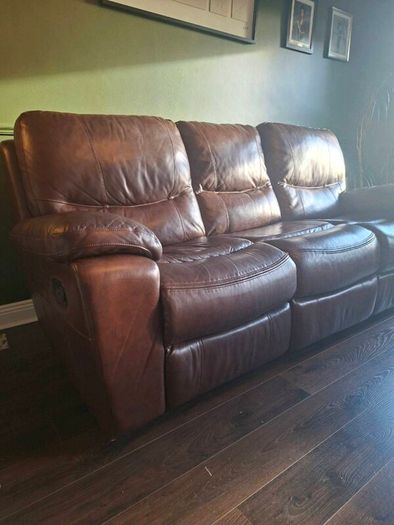 Leather couch