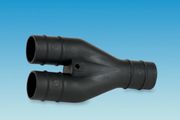 Black 28.5mm Y Connector