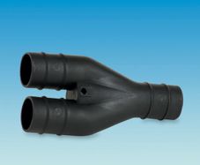 Black 28.5mm Y Connector