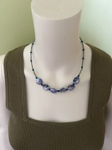 Handmade beaded choker necklcae